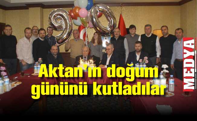 Keşan TSO yöneticileri, Aktan’ın doğum gününü kutladı