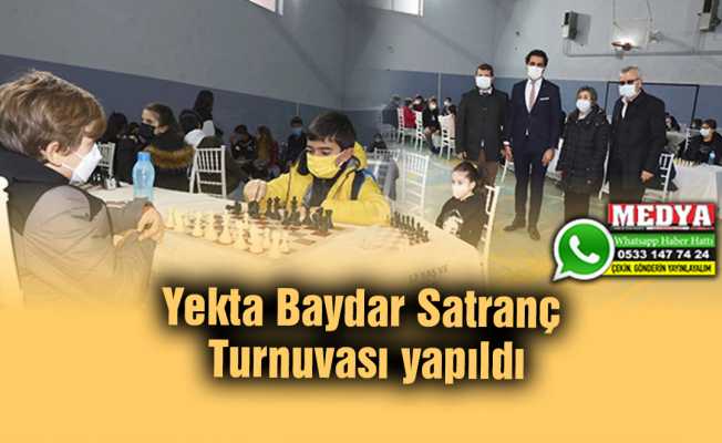 Yekta Baydar Satranç Turnuvası yapıldı