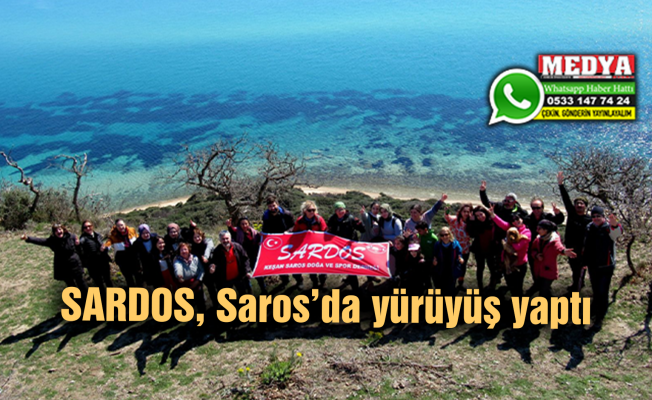 SARDOS, Saros’da yürüyüş yaptı