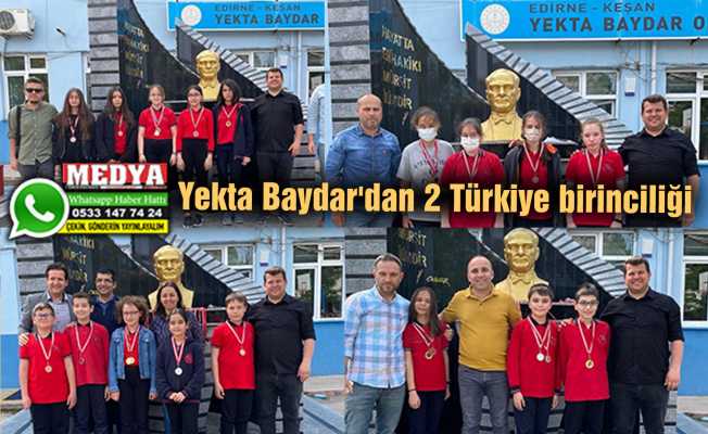 Yekta Baydar'dan 2 Türkiye birinciliği