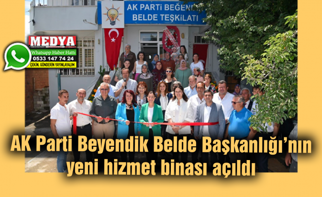 AK Parti Beyendik Belde Başkanlığı’nın yeni hizmet binası açıldı