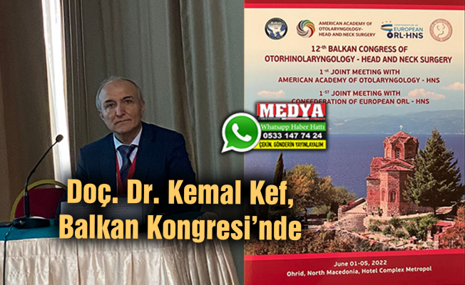 Doç. Dr. Kemal Kef, Balkan Kongresi’nde