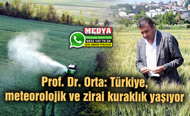 Prof. Dr. Orta: Türkiye, meteorolojik ve zirai kuraklık yaşıyor