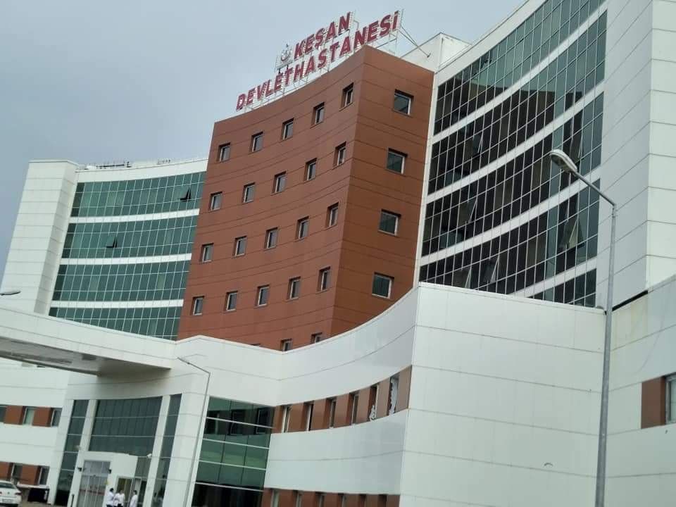 Yeni hastanenin yağmurla imtihanı