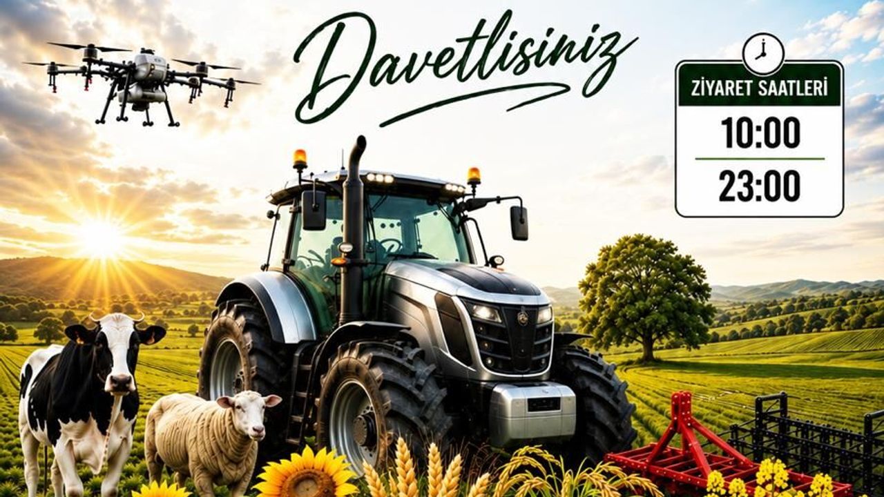 3.Tarım ve Hayvancılık Fuarı 14-18 Temmuz’da