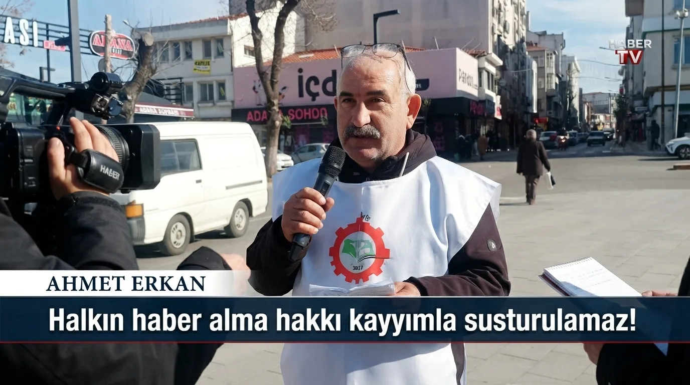 Ahmet Erkan: “Halkın haber alma hakkı kayyımla susturulamaz!”