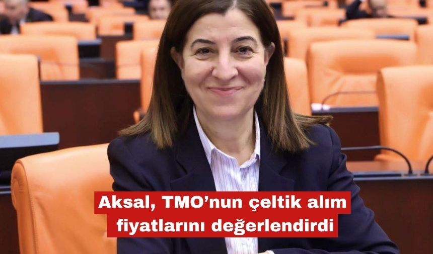 Aksal, TMO’nun çeltik alım fiyatlarını değerlendirdi