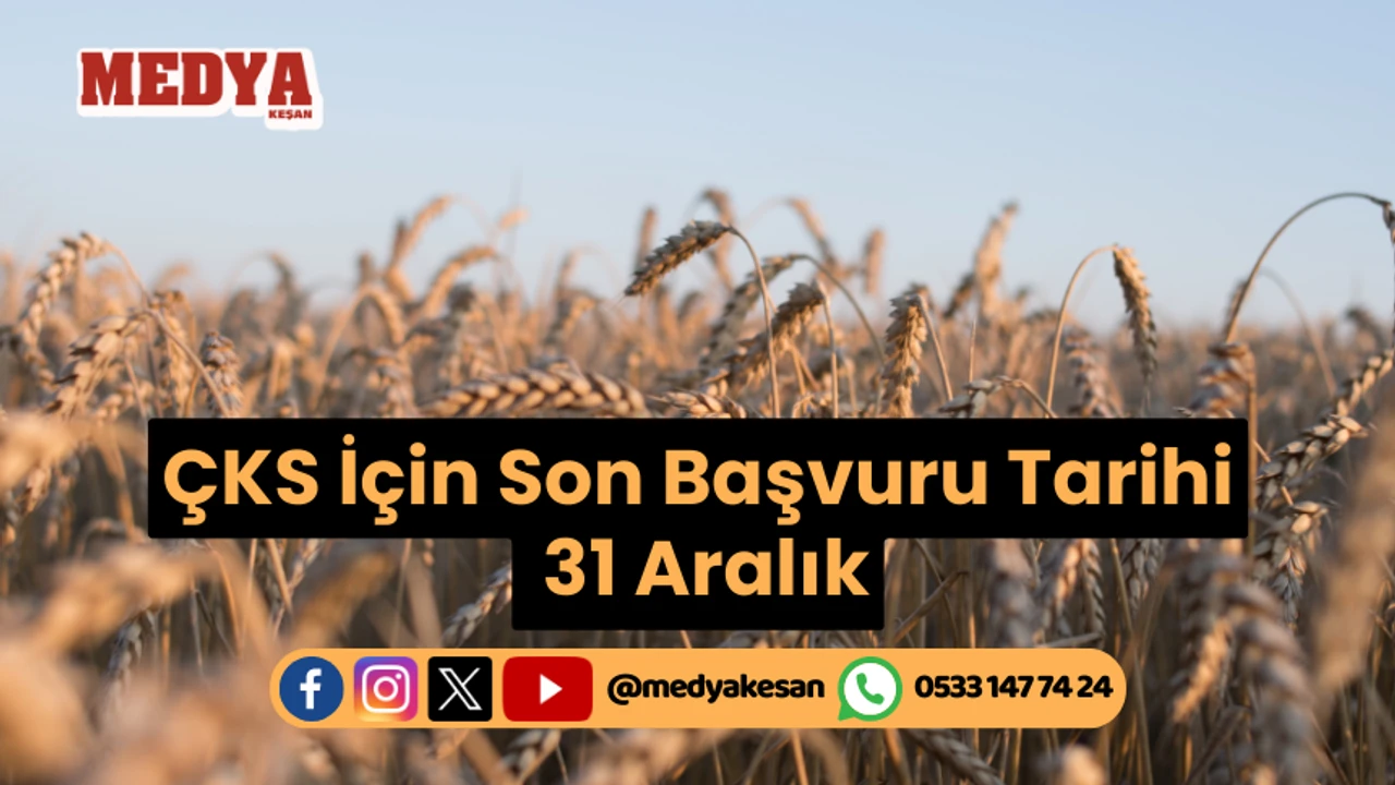 ÇKS İçin Son Başvuru Tarihi 31 Aralık