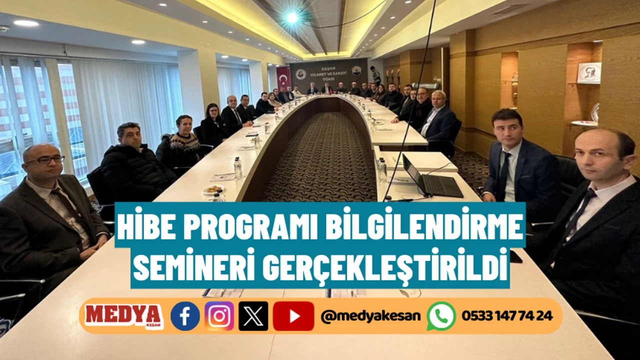 Hibe programı bilgilendirme semineri gerçekleştirildi