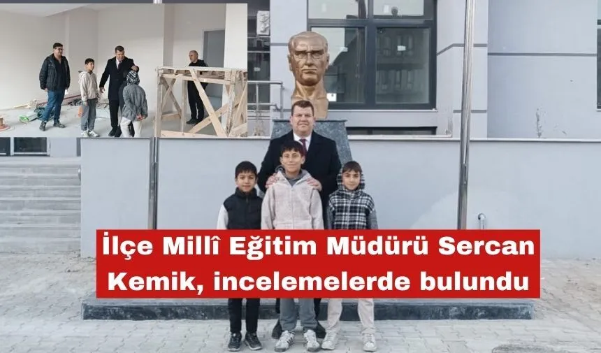 İnönü İlkokulu’nda sona yaklaşıldı
