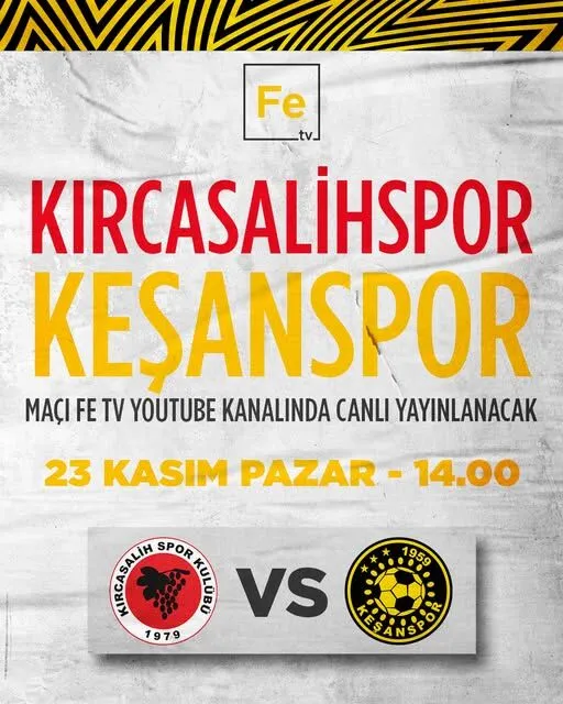 Keşanspor Kırcasalih'e konuk olacak