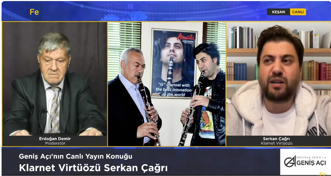 Serkan Çağrı Fe TV’de Geniş Açı’nın konuğu oldu