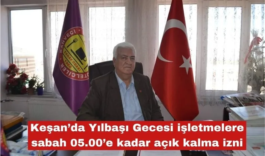 Yılbaşında işletmeler 05.00'e kadar açık