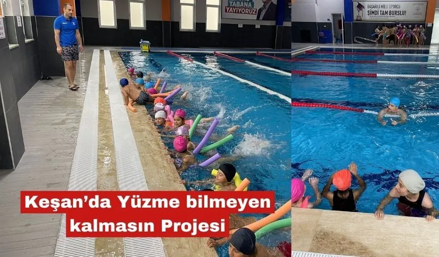 “Yüzme Bilmeyen Kalmasın” projesiyle ücretsiz yüzme eğitimi