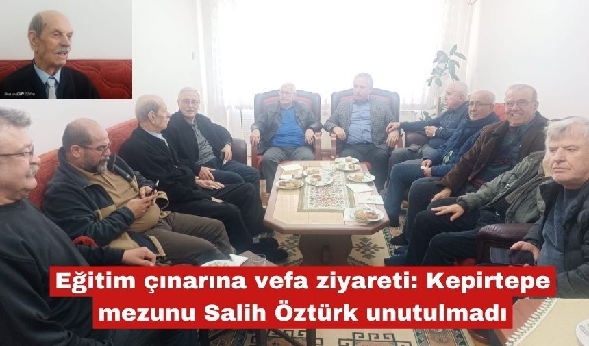 Eğitim çınarına vefa ziyareti gerçekleşti