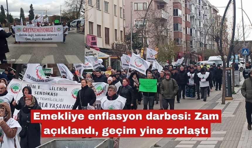 Emekliye enflasyon darbesi; Hayat yine zor