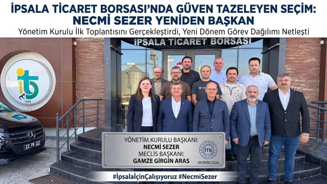 İpsala TB'de Necmi Sezer yeniden başkan