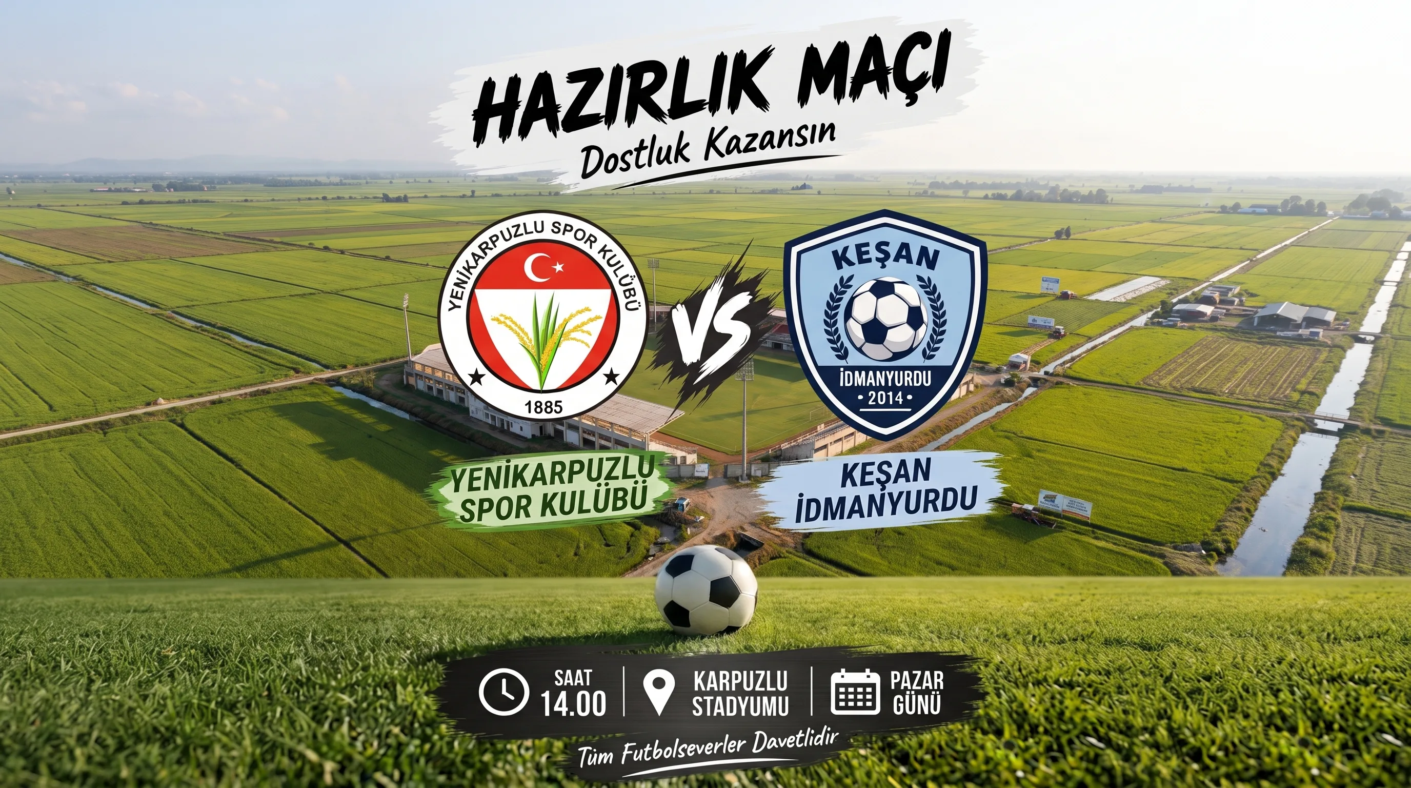 Keşan İdmanyurdu Yenikarpuzluspor ile oynayacak