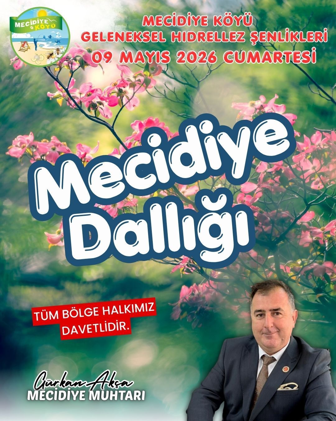 Mecidiyenin geleneksel Dallık Şenlikleri 9 Mayıs’ta!