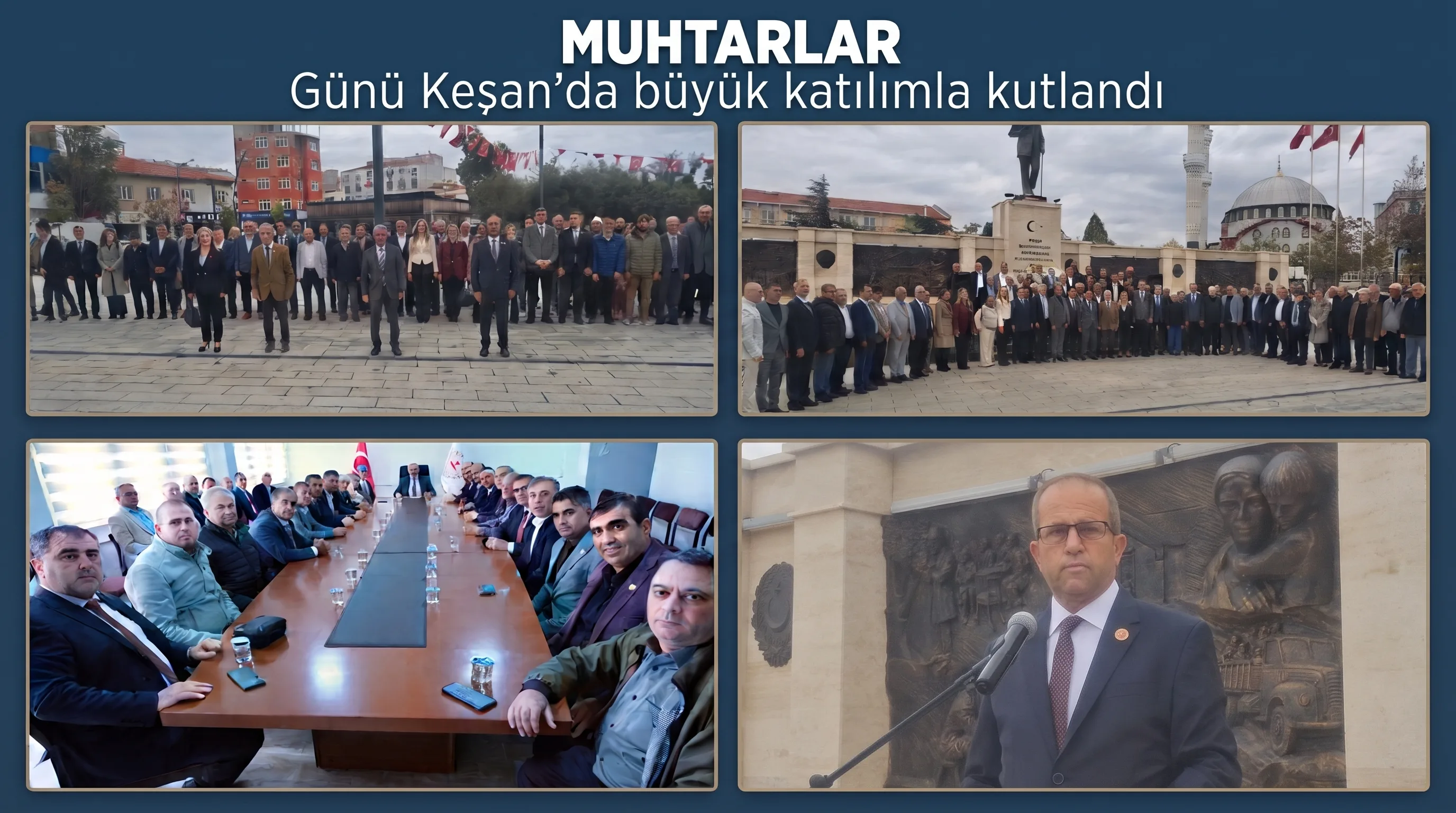 Muhtarlar Günü Keşan’da büyük katılımla kutlandı
