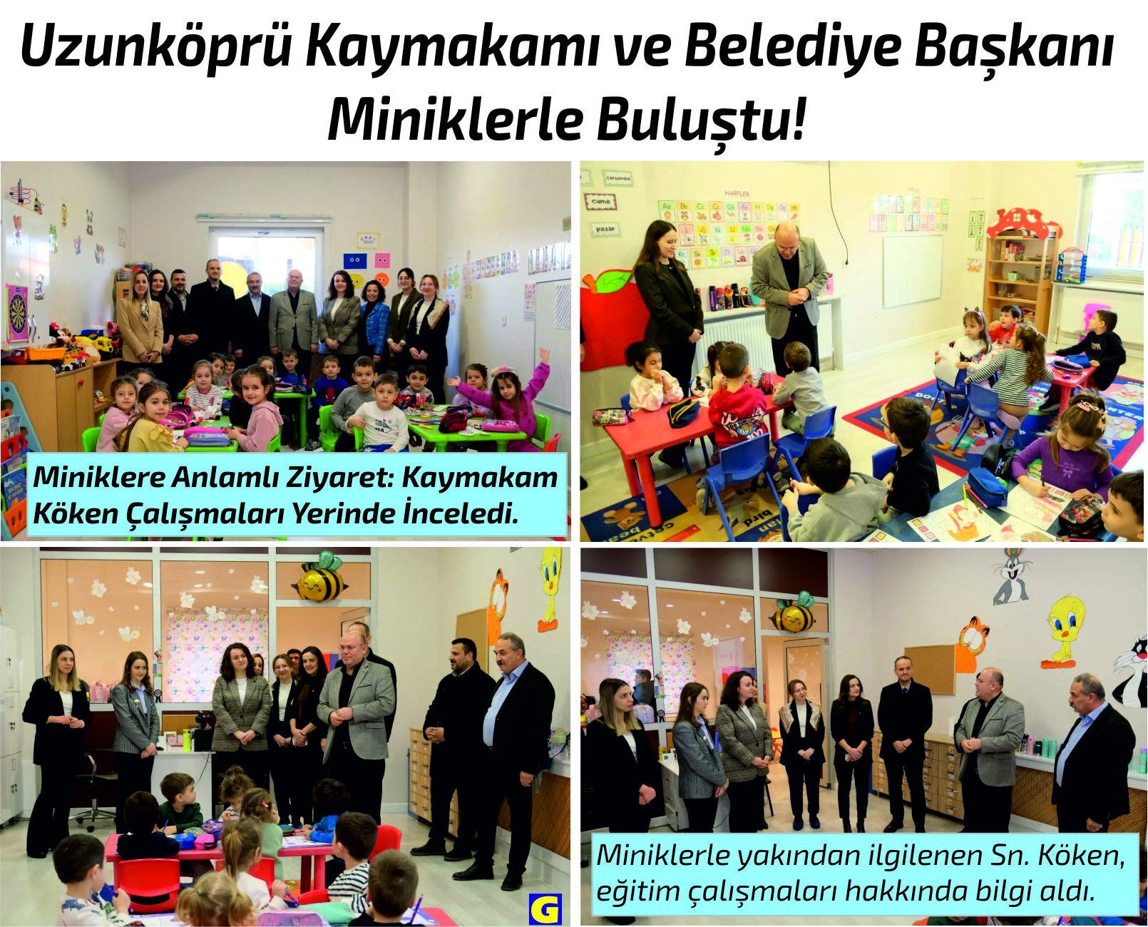 Uzunköprü’de miniklere anlamlı ziyaret