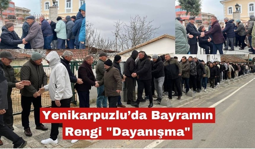 Yenikarpuzlu’da Bayramın Rengi "Dayanışma"