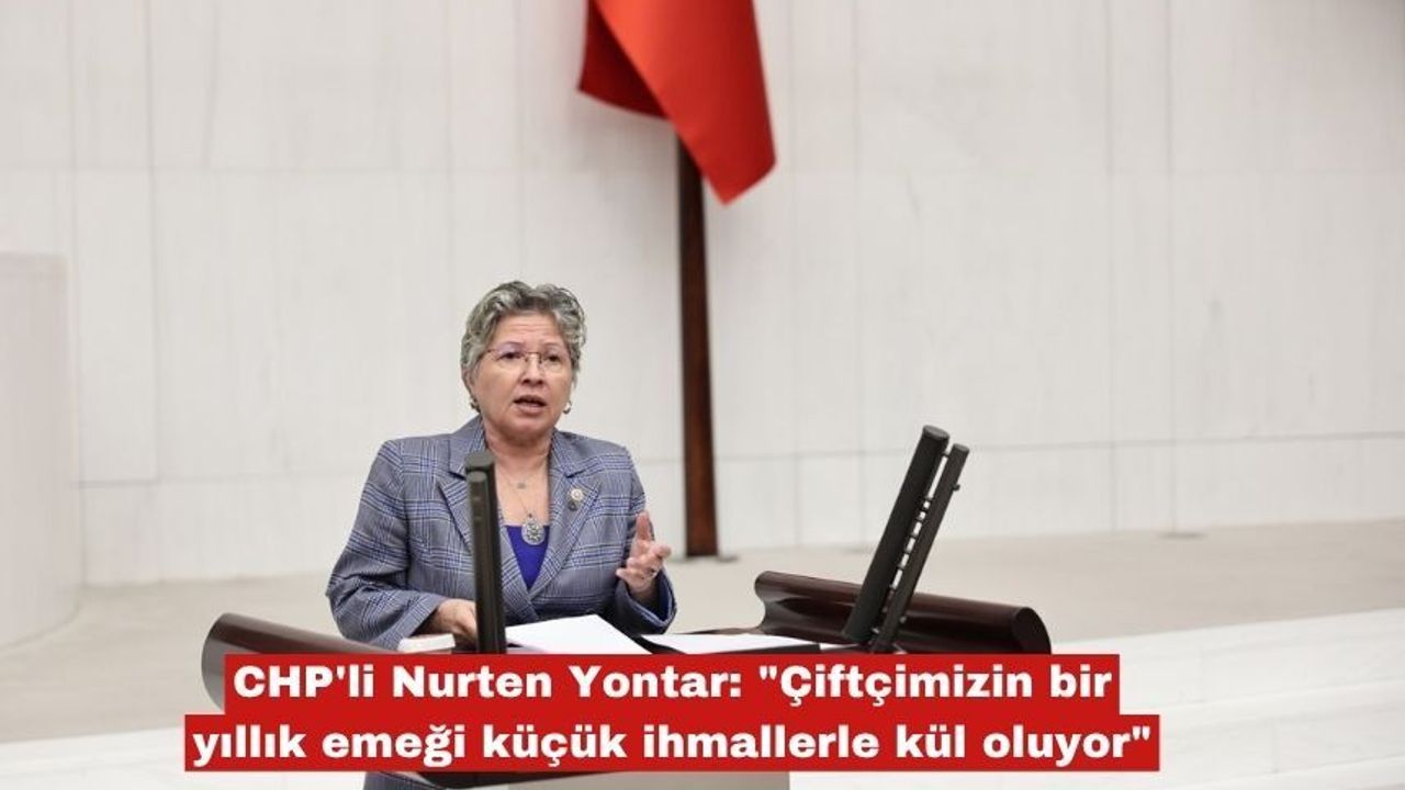 Yontar: "Çiftçimizin bir yıllık emeği kül oluyor"