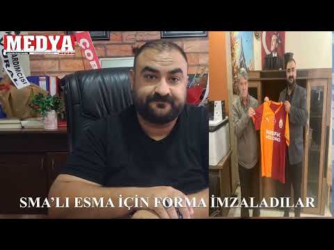 Galatasaraylı Futbolculardan SMA’lı Esma İçin İmzalı Forma Desteği