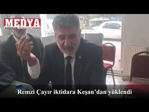Remzi Çayır Keşan’dan Sert Çıktı: “Ülke Uçuruma Sürükleniyor”