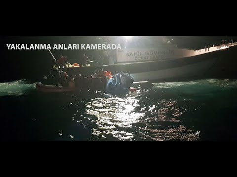 Sahil Güvenlik, kaçak göçmenleri böyle yakaladı