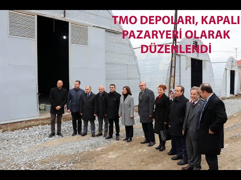 TMO depoları, kapalı pazar yeri olarak düzenlendi