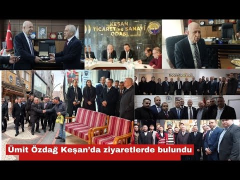 Ümit Özdağ Keşan’da Esnaf ve Vatandaş Ziyaretlerinde Bulundu